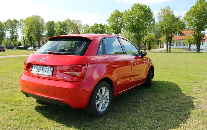 Audi A1 cena 41900 przebieg: 63677, rok produkcji 2012 z Głowno małe 667
